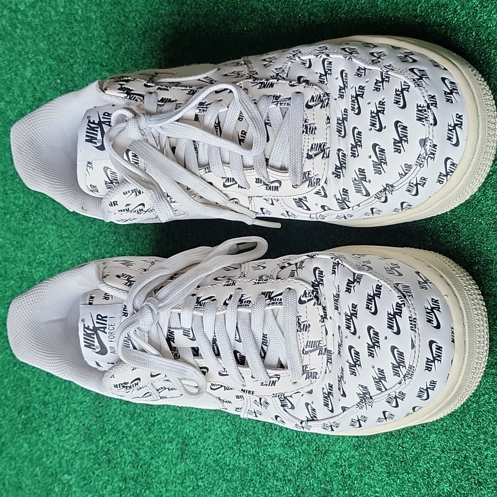 Nike Air Force 1 ALL OVER LOGO WHITE